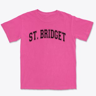 Saint Bridget School Varsity Arch Premium Heavyweight T-shirt