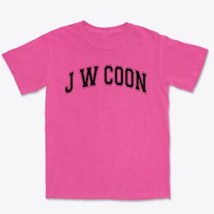 J W Coon Elementary School Varsity Arch Premium Heavyweight T-shirt