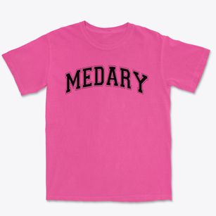 Medary Elementary School Varsity Arch Premium Heavyweight T-shirt