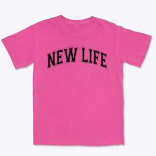 New Life Academy Varsity Arch Premium Heavyweight T-shirt