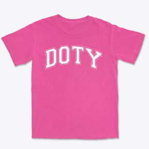 Doty Elementary School Varsity Arch Premium Heavyweight T-shirt