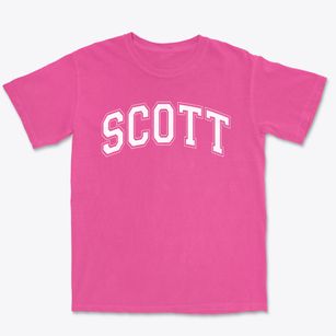 Scott Elementary School Varsity Arch Premium Heavyweight T-shirt