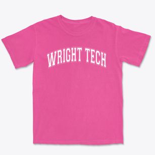 J.m. Wright Technical High School Varsity Arch Premium Heavyweight T-shirt