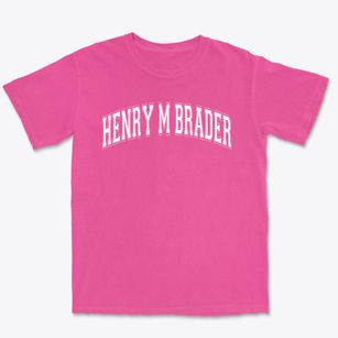 Henry M Brader Elementary School Varsity Arch Premium Heavyweight T-shirt