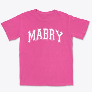 Mabry Middle School Varsity Arch Premium Heavyweight T-shirt