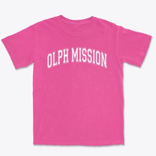 Olph Mission Grammar School Varsity Arch Premium Heavyweight T-shirt