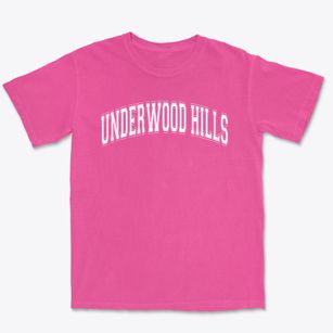 Underwood Hills Elementary School Varsity Arch Premium Heavyweight T-shirt