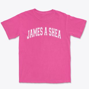 James A Shea Middle School Varsity Arch Premium Heavyweight T-shirt