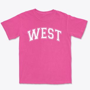West Junior High School Varsity Arch Premium Heavyweight T-shirt