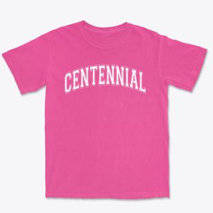 Centennial Elementary School Varsity Arch Premium Heavyweight T-shirt