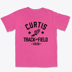 Curtis Elementary School Track and Field Premium Heavyweight T-shirt