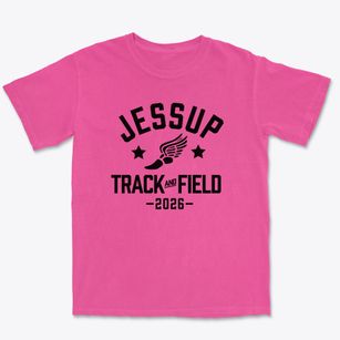 Jessup Elementary School Track and Field Premium Heavyweight T-shirt