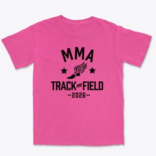 Marine Military Academy Track and Field Premium Heavyweight T-shirt
