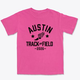 Austin Middle School Track and Field Premium Heavyweight T-shirt