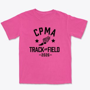 Cpma Middle School Track and Field Premium Heavyweight T-shirt