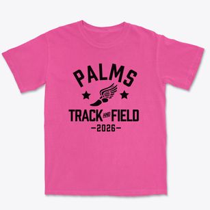 Palms Middle School Track and Field Premium Heavyweight T-shirt