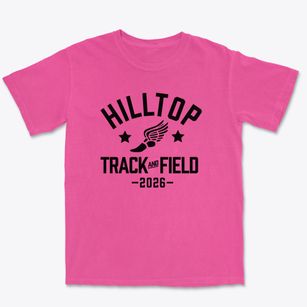 Hilltop Christian School Track and Field Premium Heavyweight T-shirt