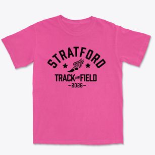 Stratford School - San Jose Campus Track and Field Premium Heavyweight T-shirt