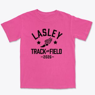 Lasley Elementary School Track and Field Premium Heavyweight T-shirt