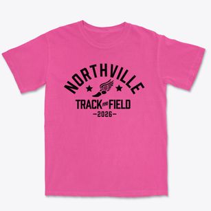 Northville Elementary School Track and Field Premium Heavyweight T-shirt