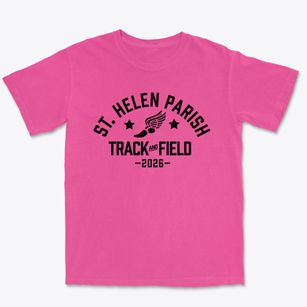 St Helen Parish Track and Field Premium Heavyweight T-shirt