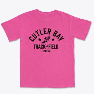 Cutler Bay Middle School Track and Field Premium Heavyweight T-shirt