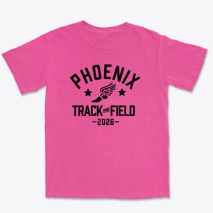 Phoenix Christian Academy Track and Field Premium Heavyweight T-shirt