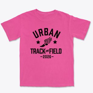 Urban Christian Academy Track and Field Premium Heavyweight T-shirt