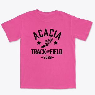Acacia Elementary School Track and Field Premium Heavyweight T-shirt