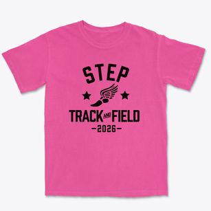 Step School Track and Field Premium Heavyweight T-shirt