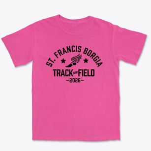 Saint Francis Borgia School Track and Field Premium Heavyweight T-shirt