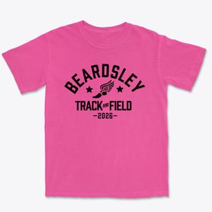 Beardsley Middle School Track and Field Premium Heavyweight T-shirt