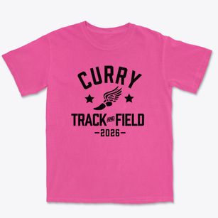 Curry Elementary School Track and Field Premium Heavyweight T-shirt