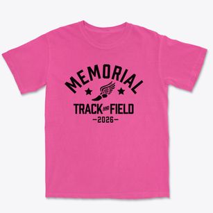 Memorial Elementary School Track and Field Premium Heavyweight T-shirt