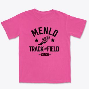 Menlo Elementary School Track and Field Premium Heavyweight T-shirt