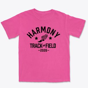 Harmony Middle School Track and Field Premium Heavyweight T-shirt