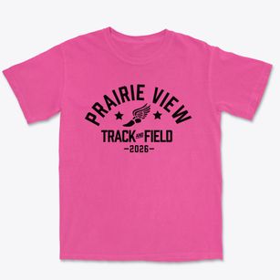 Prairie View School Track and Field Premium Heavyweight T-shirt