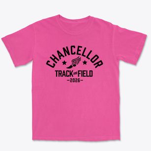 Chancellor Charter School West Gilbert Track and Field Premium Heavyweight T-shirt
