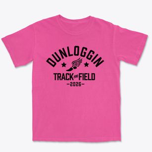 Dunloggin Middle School Track and Field Premium Heavyweight T-shirt
