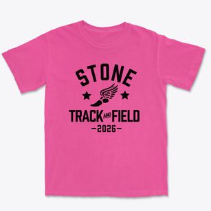 Stone School Track and Field Premium Heavyweight T-shirt