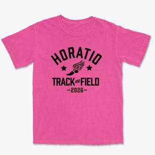 Horatio High School Track and Field Premium Heavyweight T-shirt