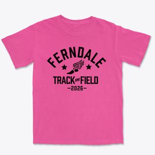 Ferndale High School Track and Field Premium Heavyweight T-shirt