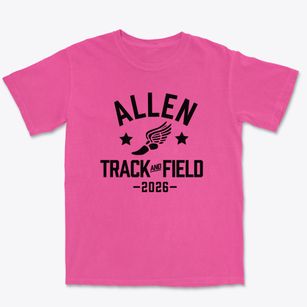 Allen Elementary School Track and Field Premium Heavyweight T-shirt