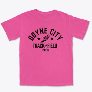 Boyne City Elementary School Track and Field Premium Heavyweight T-shirt