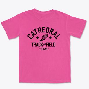 Cathedral School Track and Field Premium Heavyweight T-shirt