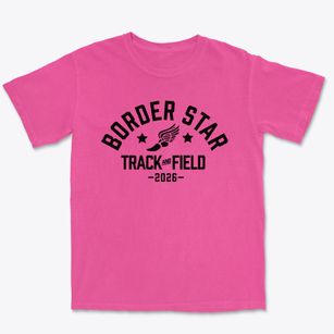 Border Star Elementary School Track and Field Premium Heavyweight T-shirt