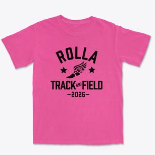 Rolla Middle School Track and Field Premium Heavyweight T-shirt
