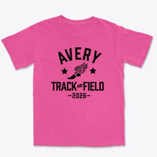 Avery Elementary School Track and Field Premium Heavyweight T-shirt