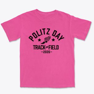 Politz Day School Track and Field Premium Heavyweight T-shirt