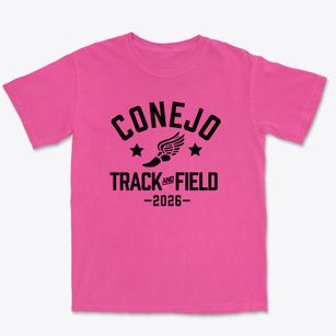 Conejo Middle School Track and Field Premium Heavyweight T-shirt
